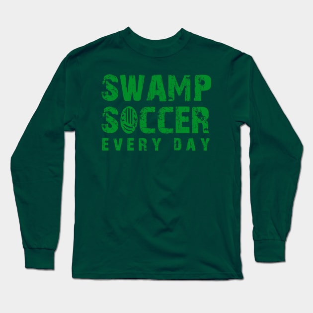 Swamp soccer everyday Long Sleeve T-Shirt by Mr Youpla